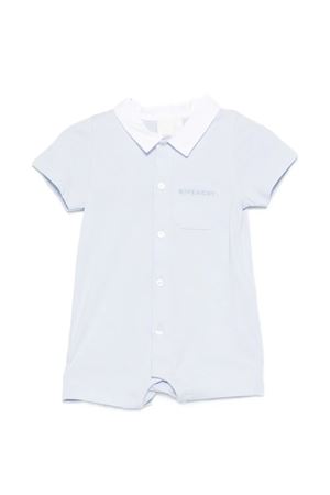 tuta in cotone azzurro GIVENCHY KIDS | H31253771
